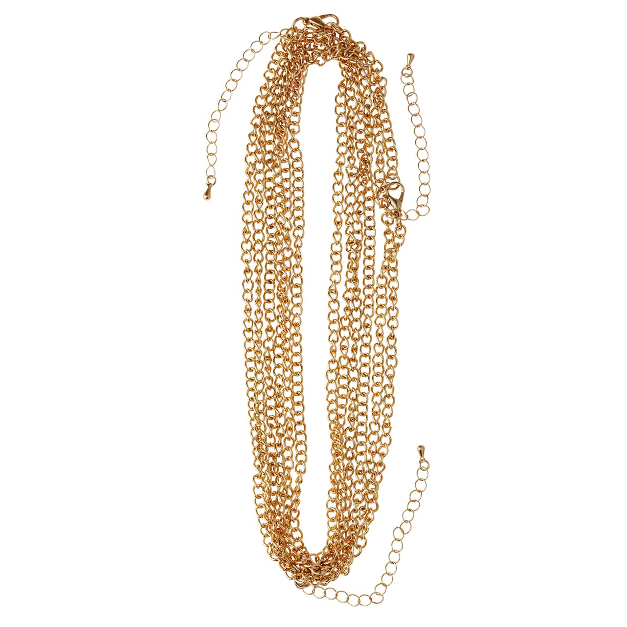 12 Packs: 3 ct. (36 total) 30" Hamilton Gold Curb Chain Necklaces by Bead Landing™